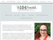 Tablet Screenshot of 104homestead.com